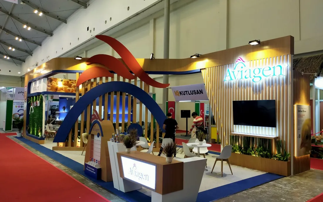 Portfolio Wooden booth Aviagen @ Ildex 2022 aviagen ildex 2022