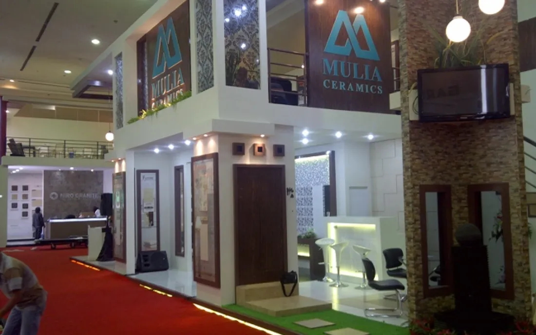 Portfolio Wooden Double Deck Booth - Mulia double deck 2