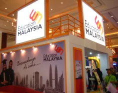 Portfolio Wooden Double Deck Booth  Education Malaysia