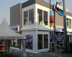 Portfolio Wooden Outdoor Double Deck Booth  Kobexindo